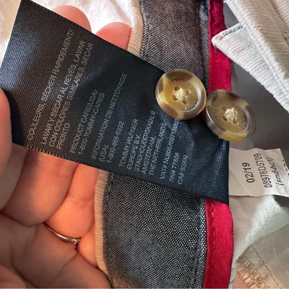Tommy Hilfiger Gray Flat Front Shorts - Picture 8 of 8